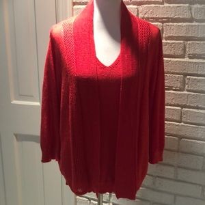 Chico’s Summer Sweater Set Size 3 - Gently Used.